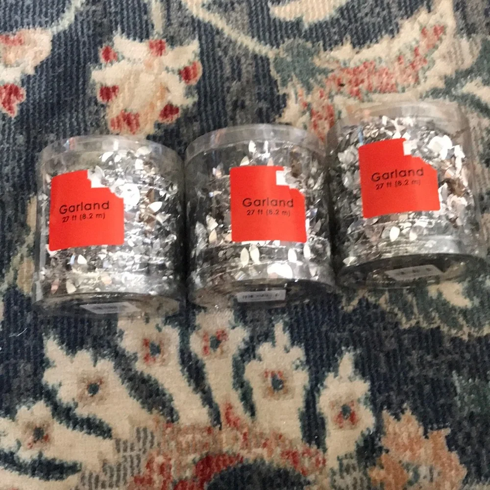 🎄Silver Garland Set of 3